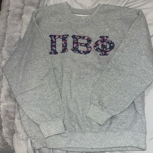 Pi beta phi letters sweatshirt